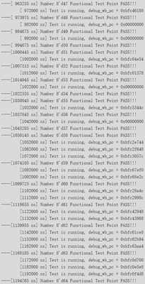 Trace logging in simulation